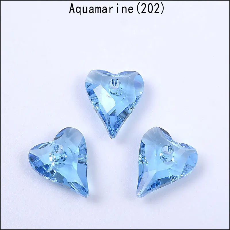 (1 piece) Original Crystals from Austria 6240 Wild Heart Pendant Loose Beads Rhinestone for DIY Jewelry Making Home Decoration image 5