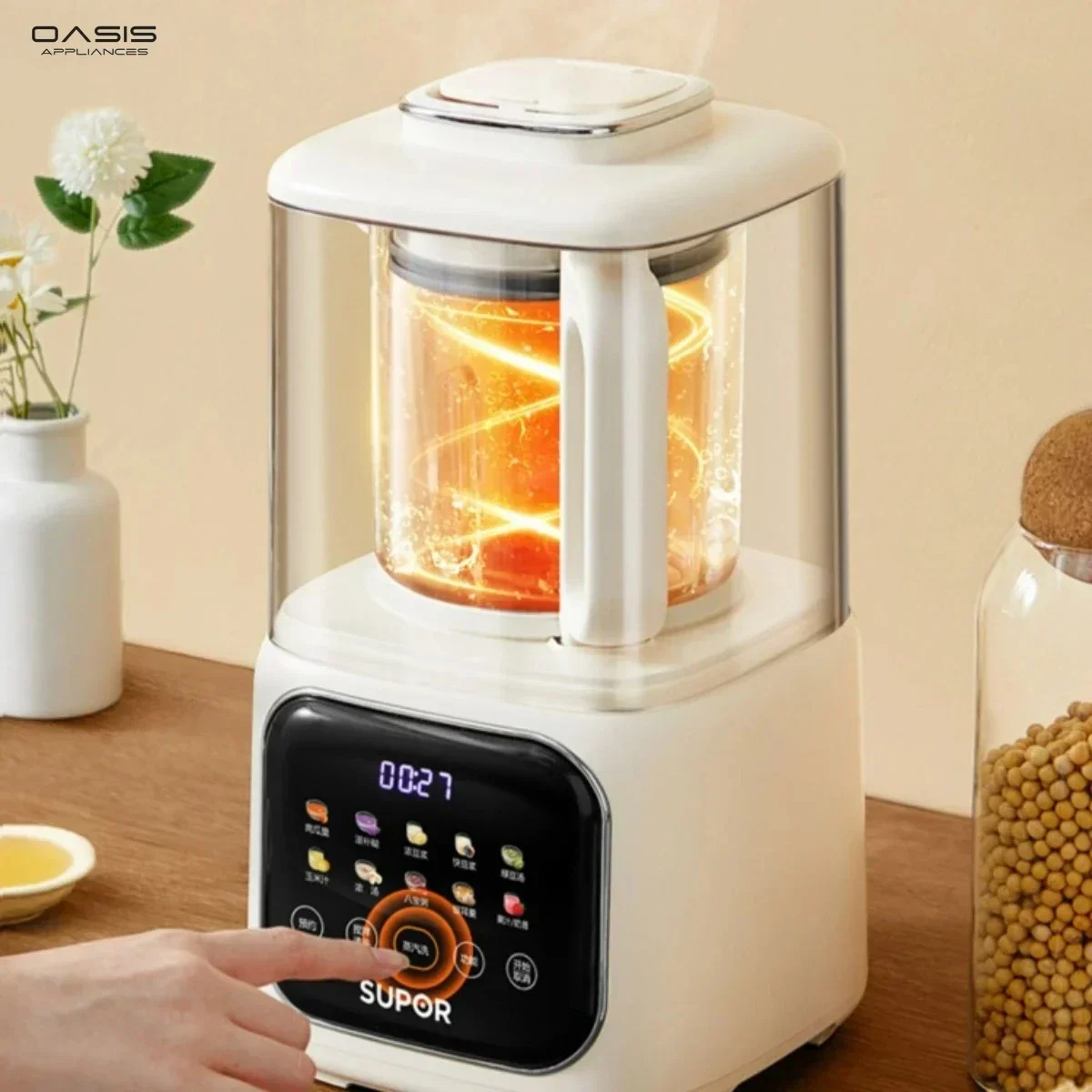 Wall Breaker - Bass Multifunctional Soy Milk Machine, Blender & Juicer Smoothie Blender.