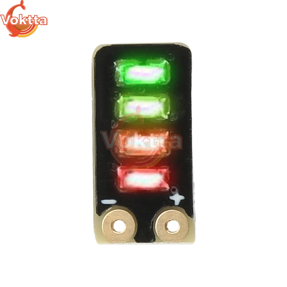 3.7-4.2V Metering Module Mini LED Battery Level Indicator 1 String Ternary Lithium Battery Capacity Board Power Display Module