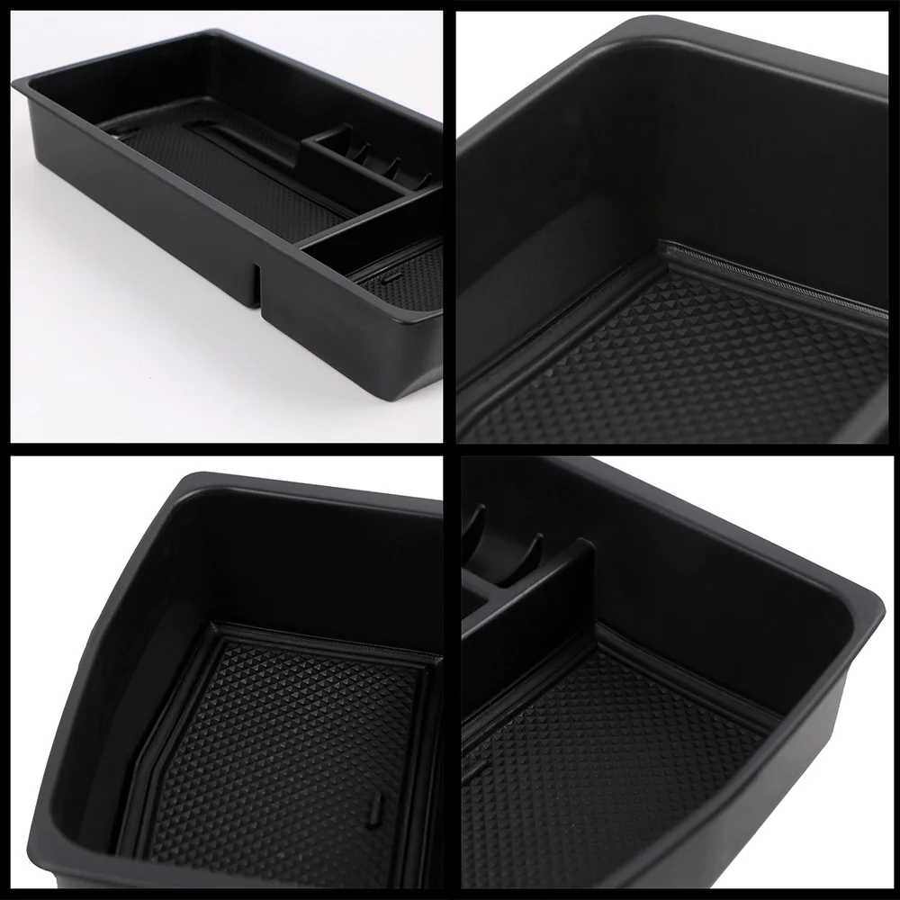 Car Central Armrest Storage Box For Hyundai Kona Elektro Kona EV 2020 Central Control Organizer Tray Accessories ABS Material