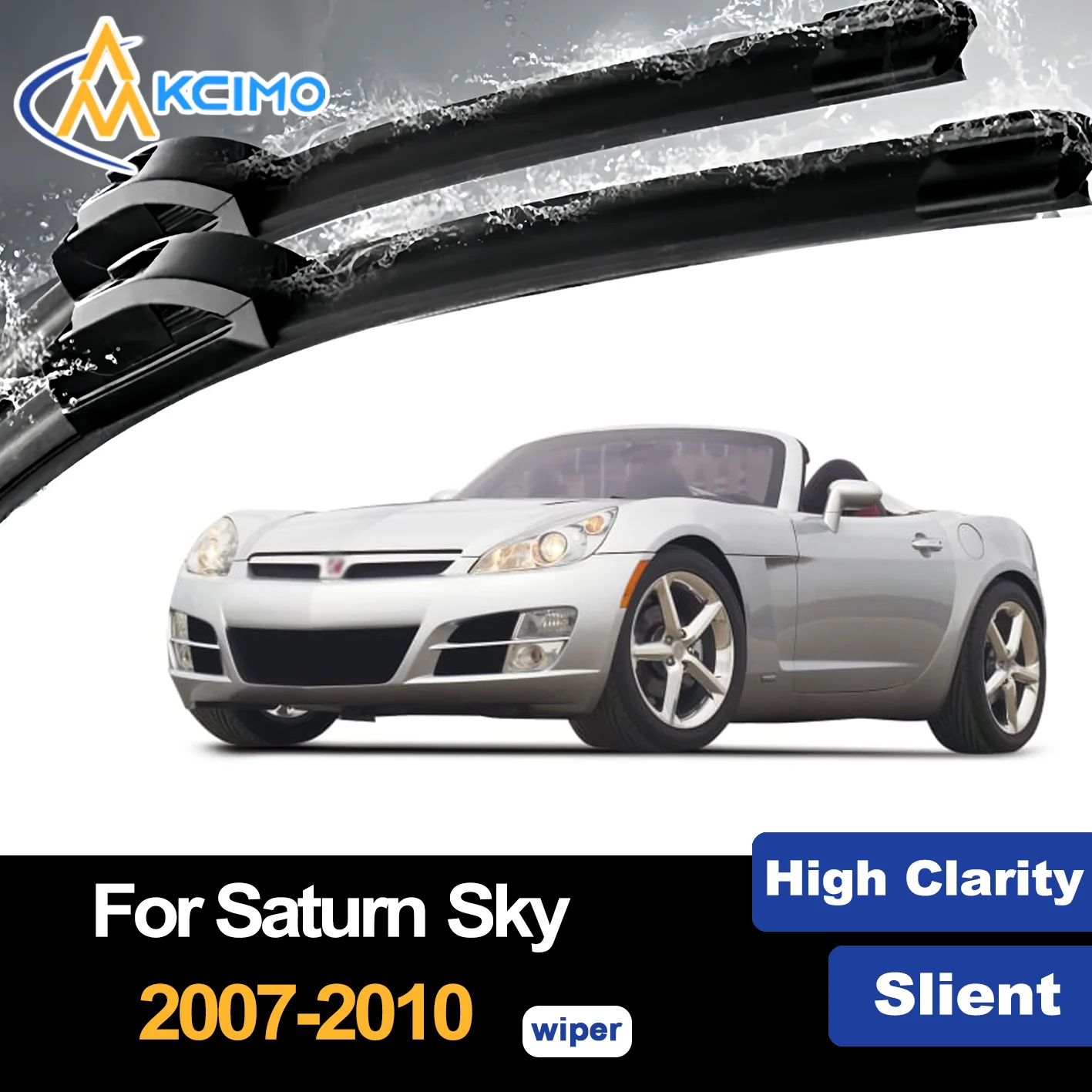 

Front Wiper Blades for Saturn Sky 2007–2010 Opel GT Daewoo G2X Premium Car Windscreen Windshield Window Wiper Accessories