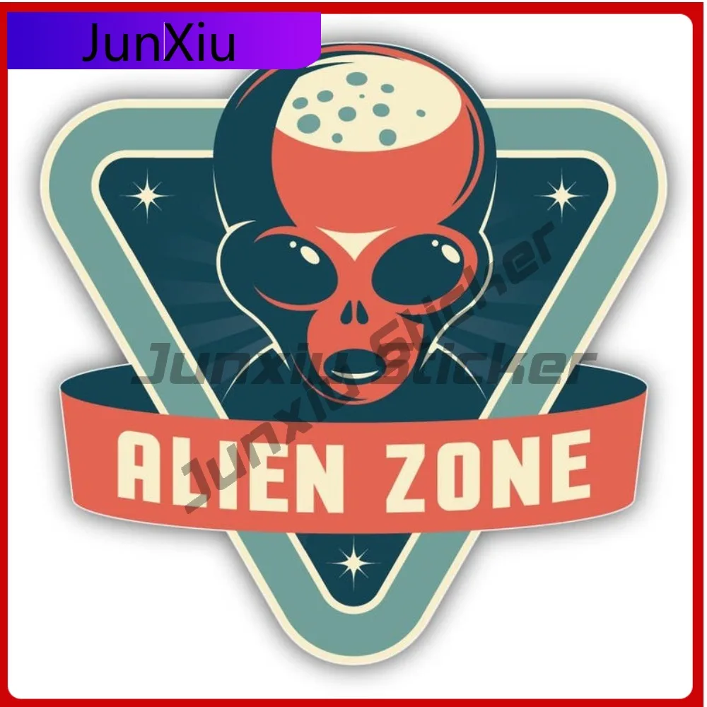 

Alien Zone Car Sticker Scratch-Proof Exterior Vinyl Decal Accessories Bumper Decals for Car Bicycle Skateboard Suitcase Stickers