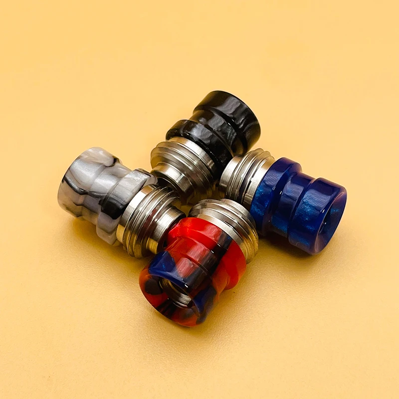 DSX 316ss Resin Mission Never Normal Style Drip Tip für SXK BB / Billet Box Mod Kit Mundstück Vape Zubehör