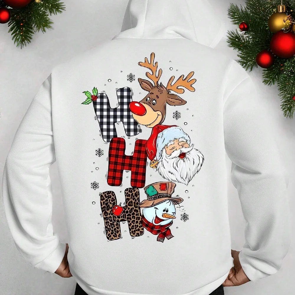 

Christmas Hoodie Men New in Hoodies & Sweatshirts Print Hoodie Mens Clothes