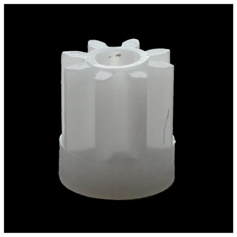 ABJI-180 Stück 0,5 Modul 8 Zähne Kunststoff-Zahnrad für 2 mm Auto-Motorwelle