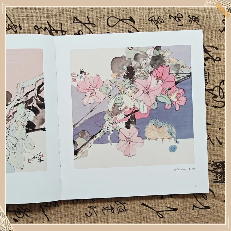 Chinese Painting Flower Bird Painting Album book Collection of Works By Famous Chinese Painters Art Book