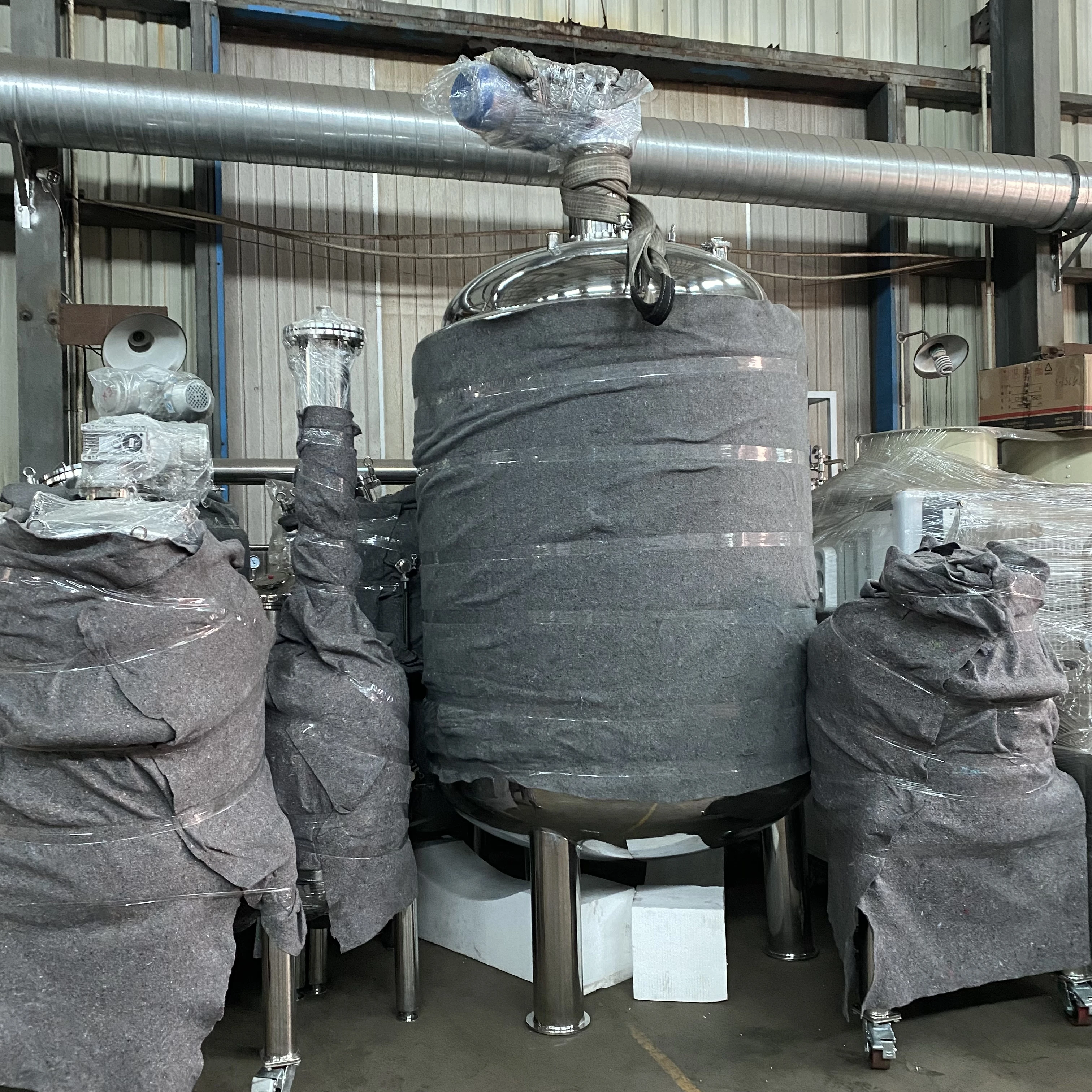 Serbatoio di cristallizzazione industriale in acciaio inossidabile, cristallizzatore evaporativo, cristallizzatore sottovuoto