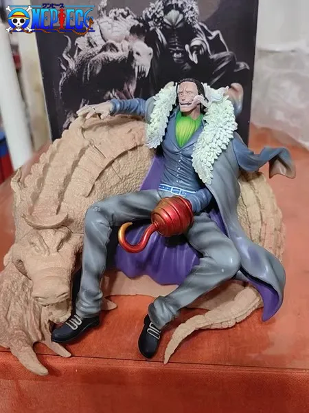 

One Piece Anime Figure Bt Sitting Posture Sir Crocodile Oka Shichibukai 18cm Pvc Action Figurine Ornament Model Toy Kids Gifts