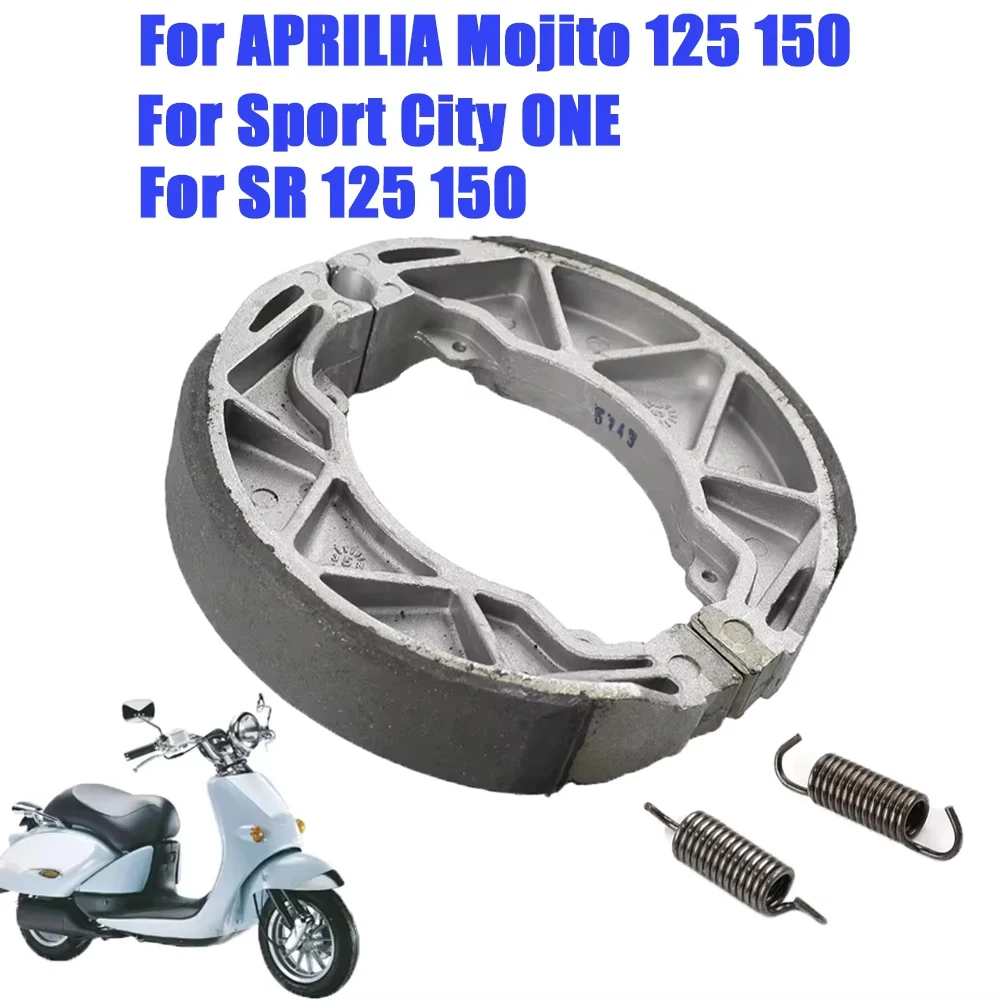 

For APRILIA Mojito 125 150 Custom Sport City ONE SR 125 150 Sports Scooter Rear Brake Pads Brake Pad Kits Motorcycle Accessories