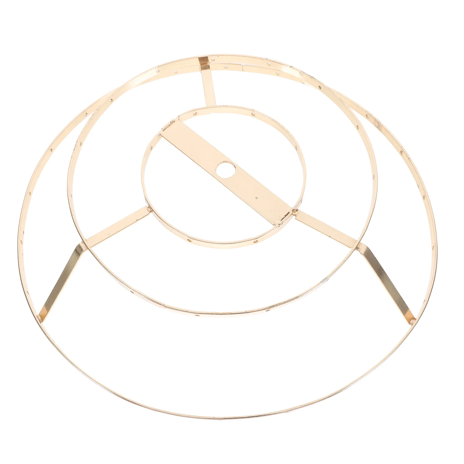 

Iron Wire Lampshade Frame DIY Table Light Shade Racks Metal DIY Lamp Cover Frames Easy Install Durable Home Hotel Use