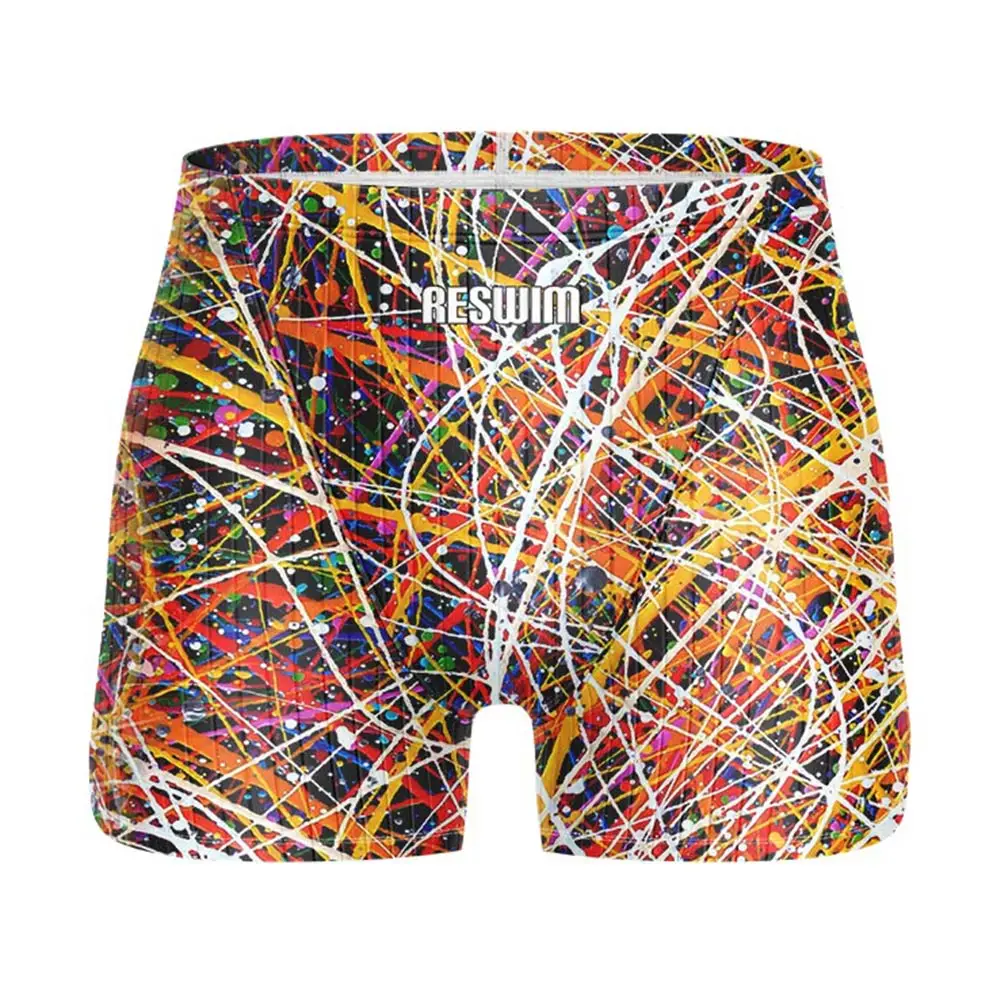 

Новые мужские плавки-джаммеры, шорты для плавания, пляжные трусы, быстросохнущие спортивные шорты для водных видов спорта, плавания и серфинга