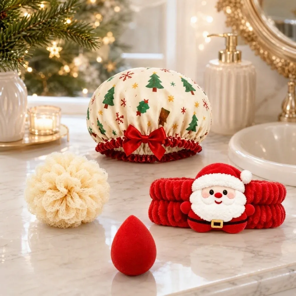 24Pcs Disassembly Gift Christmas Advent Calendar Box Jewelry Suit Gift Fillers Christmas Gift Kit Box Girls Hair Accessories