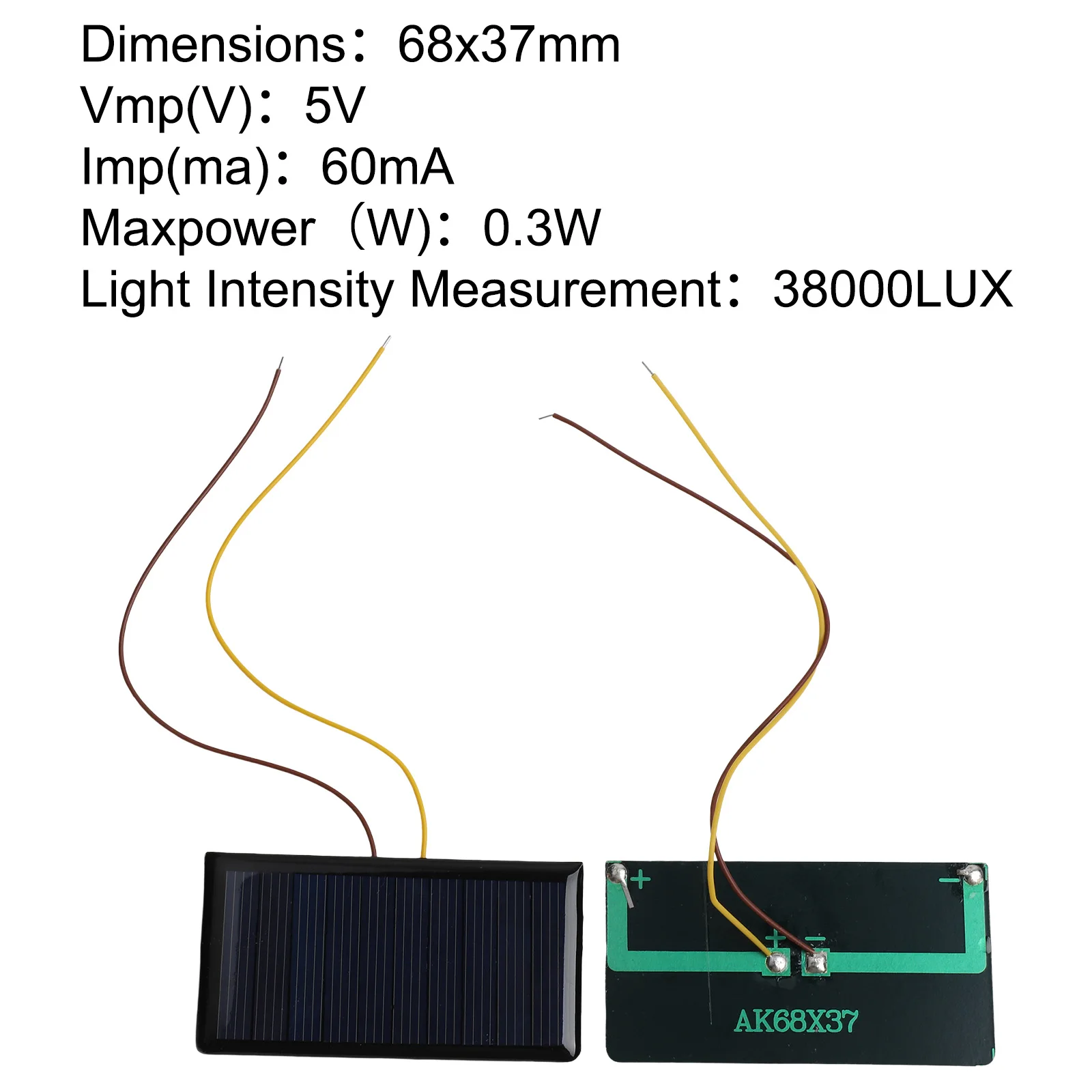 10/5Pcs 0.3W Solar Cells DIY Solar Charger Small Solar Panel Module 5V 60mA Solar Panels Versatile Tools Accessories