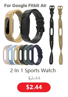 Weiches Silikon-Uhrenarmband für Google Fitbit Air Band Sport Loop Ersatzarmband Correa Fitbit Air Smartwatch Zubehör – Detail 5