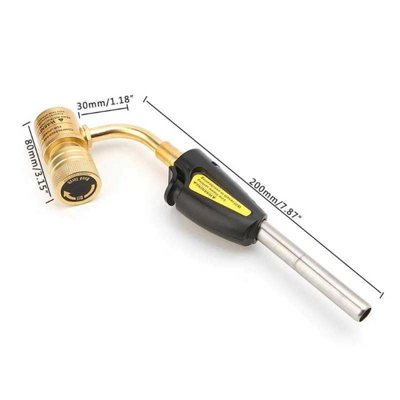 MAPP Propane Gas Welding Torches Metal Turbotorch Brazing Solder Plumbing Blow Torch Soldering Tool-N30R view 2