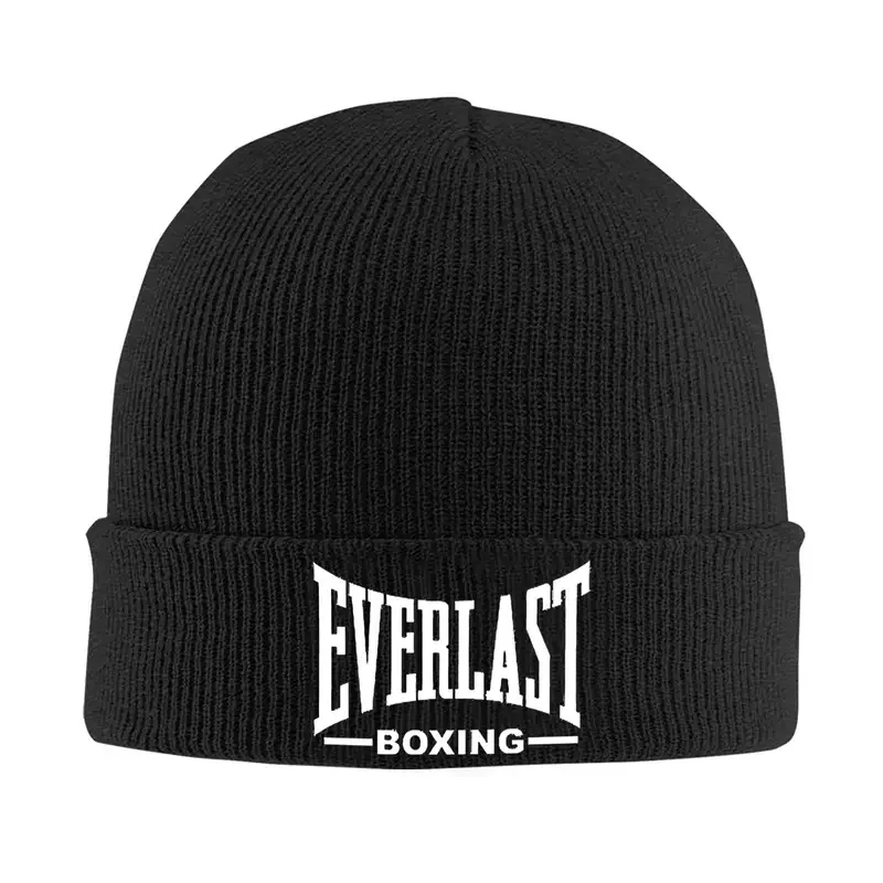 Men Women Beanie Hat Everlasts Boxing Logo Accessories Warm Winter Knitted Caps Beanies Skullies