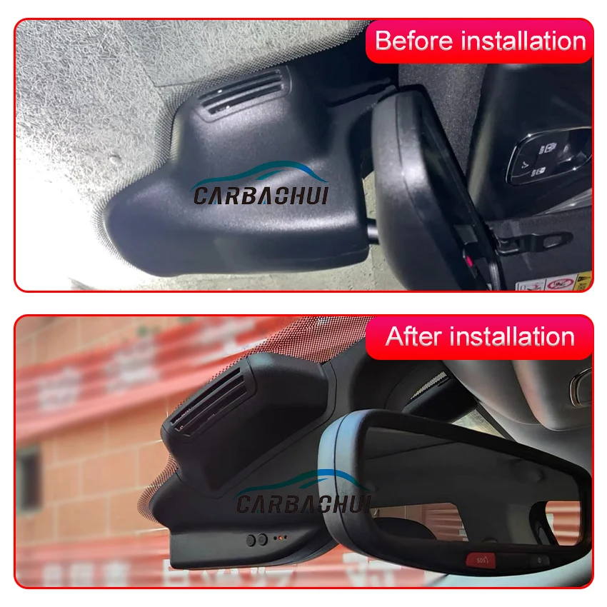 For Jeep Compass 2018-2023 Front and Rear plug and play Dash Cam for Car Camera Recorder Dashcam WIFI Car Dvr Recording Devices