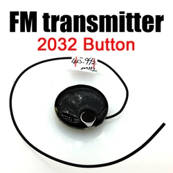 400-470MHZ UHF FM transmitter mini wireless microphone audio UHF audio transmitter 2032 button for walkie-talkie Receiver 433MHZ