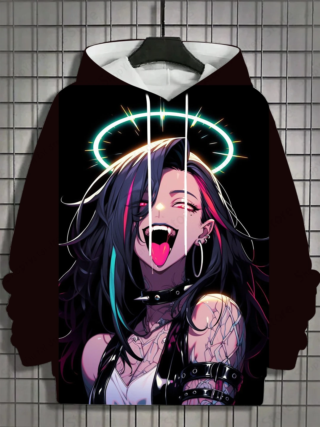 Anime Beauty 3d Print 까마귀 남성 여성 패션 그래픽 후드 소년 코트 여성 땀 남성 의류 남여 Tracksuit 소년 재킷