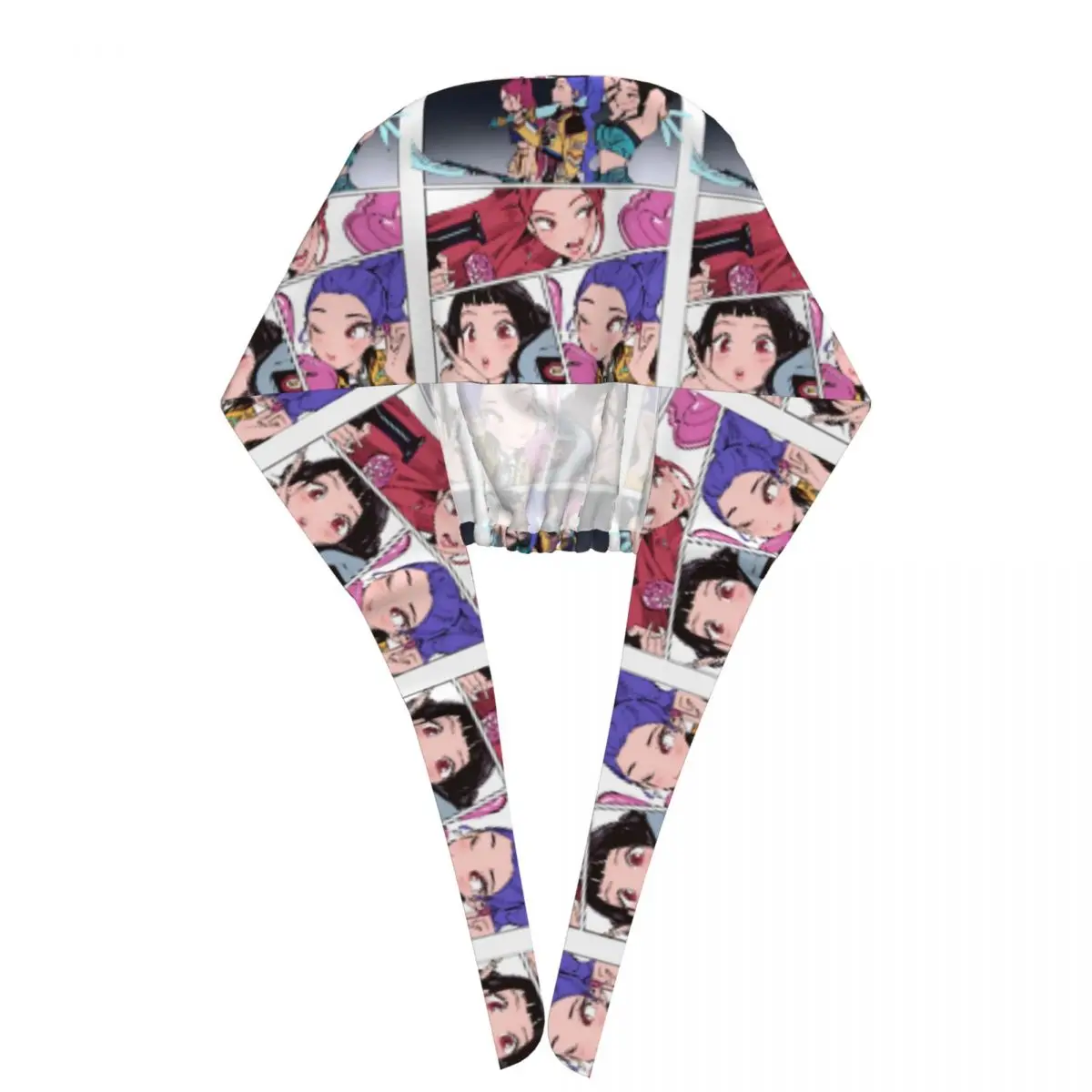 Cappello medico KPop Demon Hunter Berretto da lavoro per donna unisex Cappelli da infermiera regolabili Berretto da lavoro alla moda con design per capelli lunghi