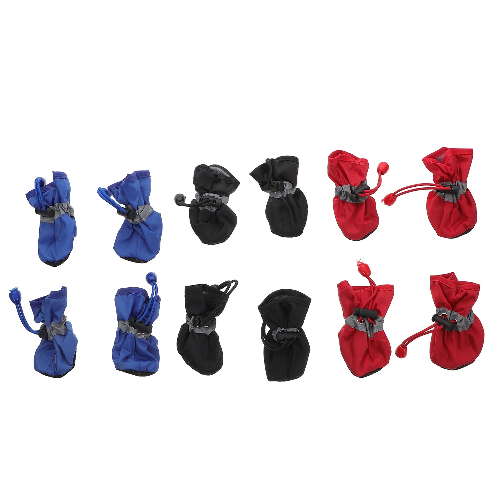 

3Sets Dogs Rain Boots Waterproof Pet Shoes Thickened Non-Slip Outdoor Footwear for Rainy Days Pet Rain Shoes Dog Footwear