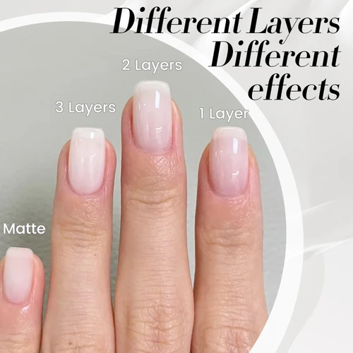 Imagen 2 del producto BORN PRETTY-esmalte de uñas de Gel blanco, gelatina lechosa, semipermanente, remojo de uñas francesas, manicura, barniz UV LED, capa superior, 10ml