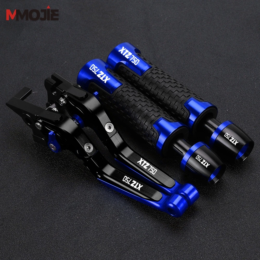 Мотоцикл для YAMAHA XTZ750 1989-1996, складные рычаги тормозной муфты 7/8 дюйма, 22 мм XTZ 750 1990 1991, ручки руля, концы