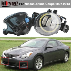 2 Pieces Car Right + Left LED Fog Light Angel Eye DRL 30W H11 12V For Nissan Altima Coupe 2007 2008 2009 2010 2011 2012 2013