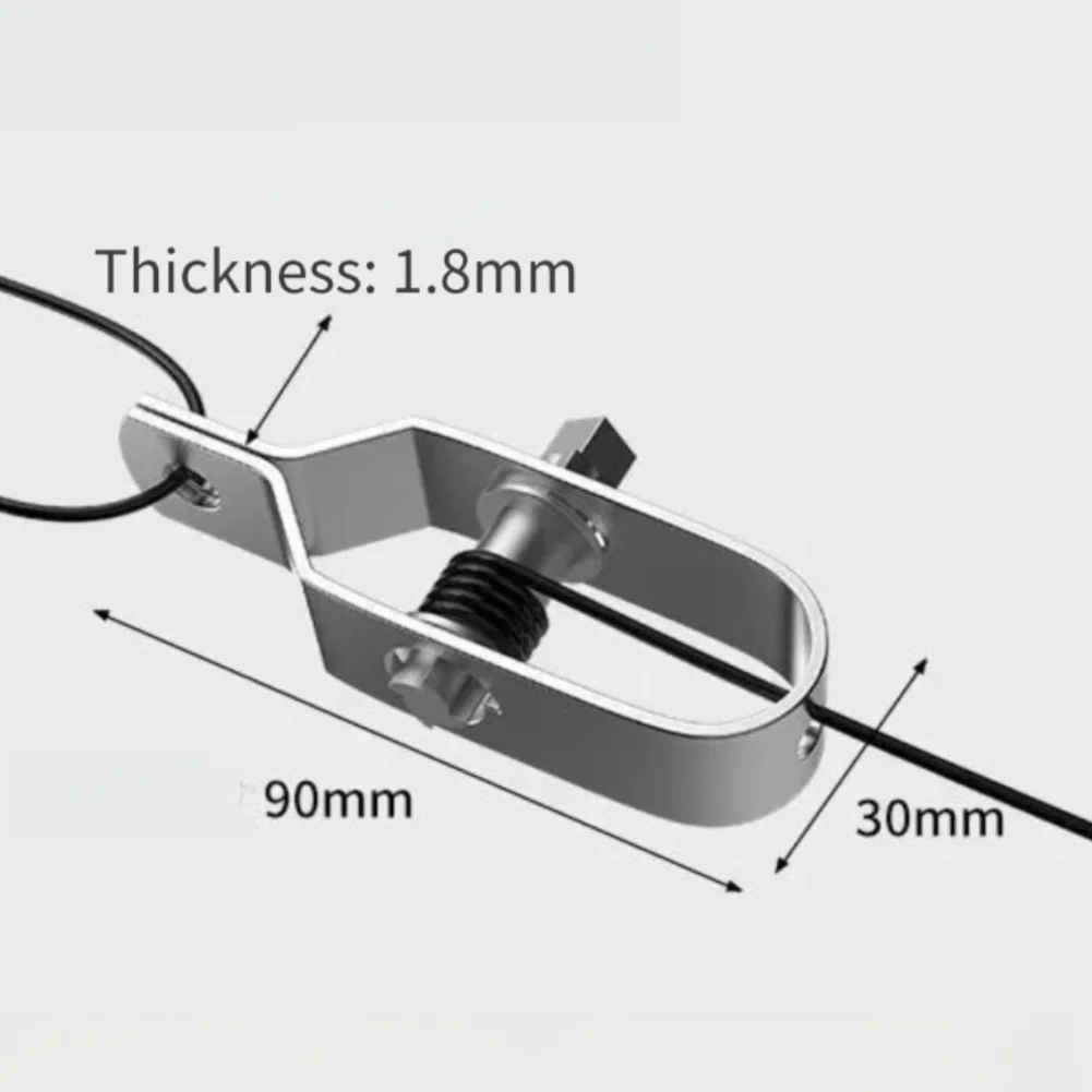 Grape Trellis Tensioner for Securing Support Lines in Greenhouse Crop Production and Vertical Gardening Installations