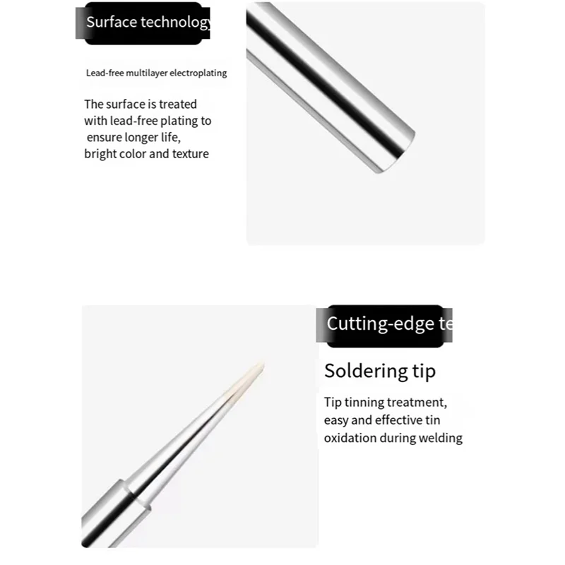 

Ultra Soldering Station Iron Handle Adapter, Internal Heat Iron Heads Lead Free Soldering Iron Tip Soldering Iron Tip Tool