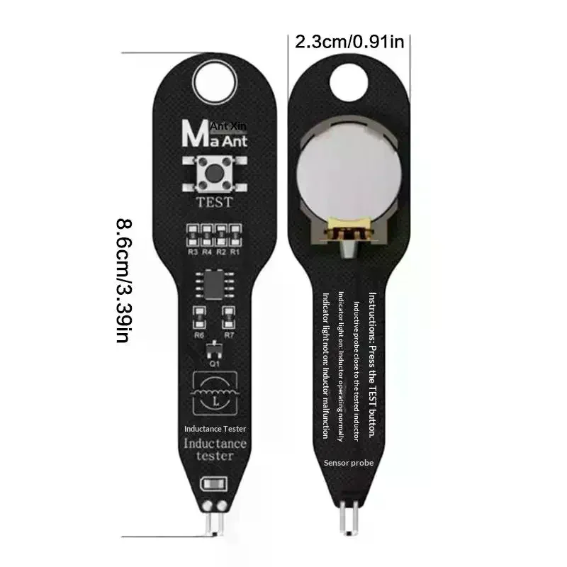Tool MaAnt M093 Motherboard Coil Tester Inductor Detector For PC Repair Electromagnetic Induction Quick Fault Check