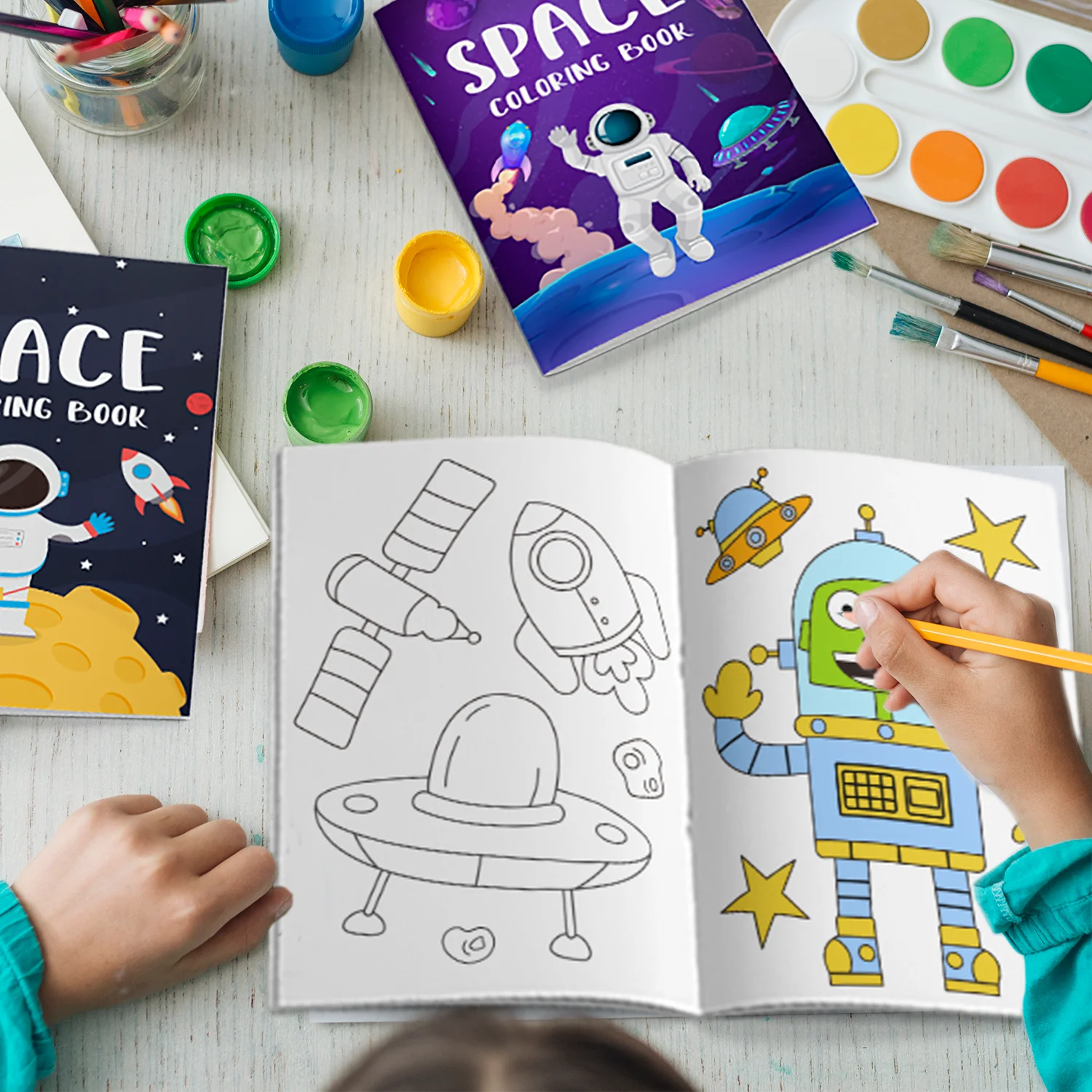 מיני חוברת צביעה