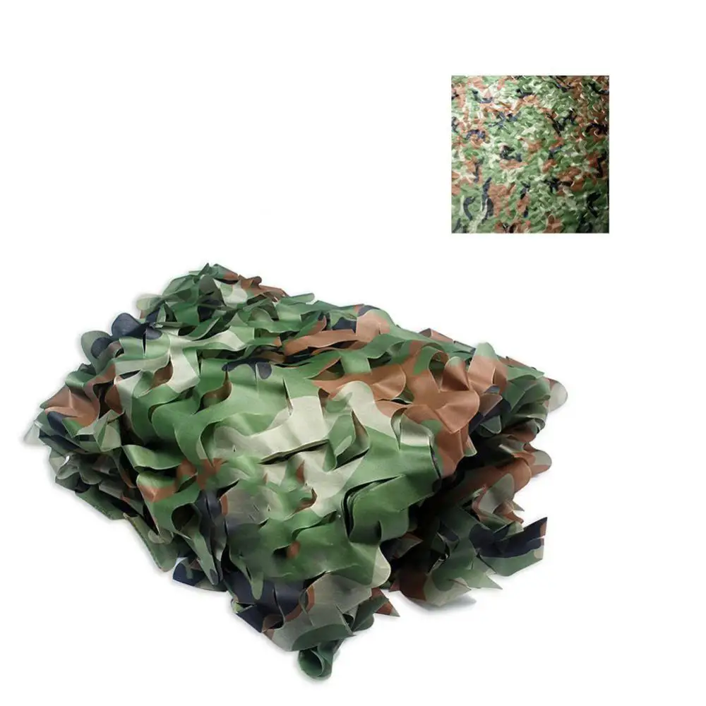 0 5x1m Outdoor Camouflage Netting Camping Hunting Woodland Sun Net Shelter Bulk Roll Sunshade Mesh Hunting Blind Shooting