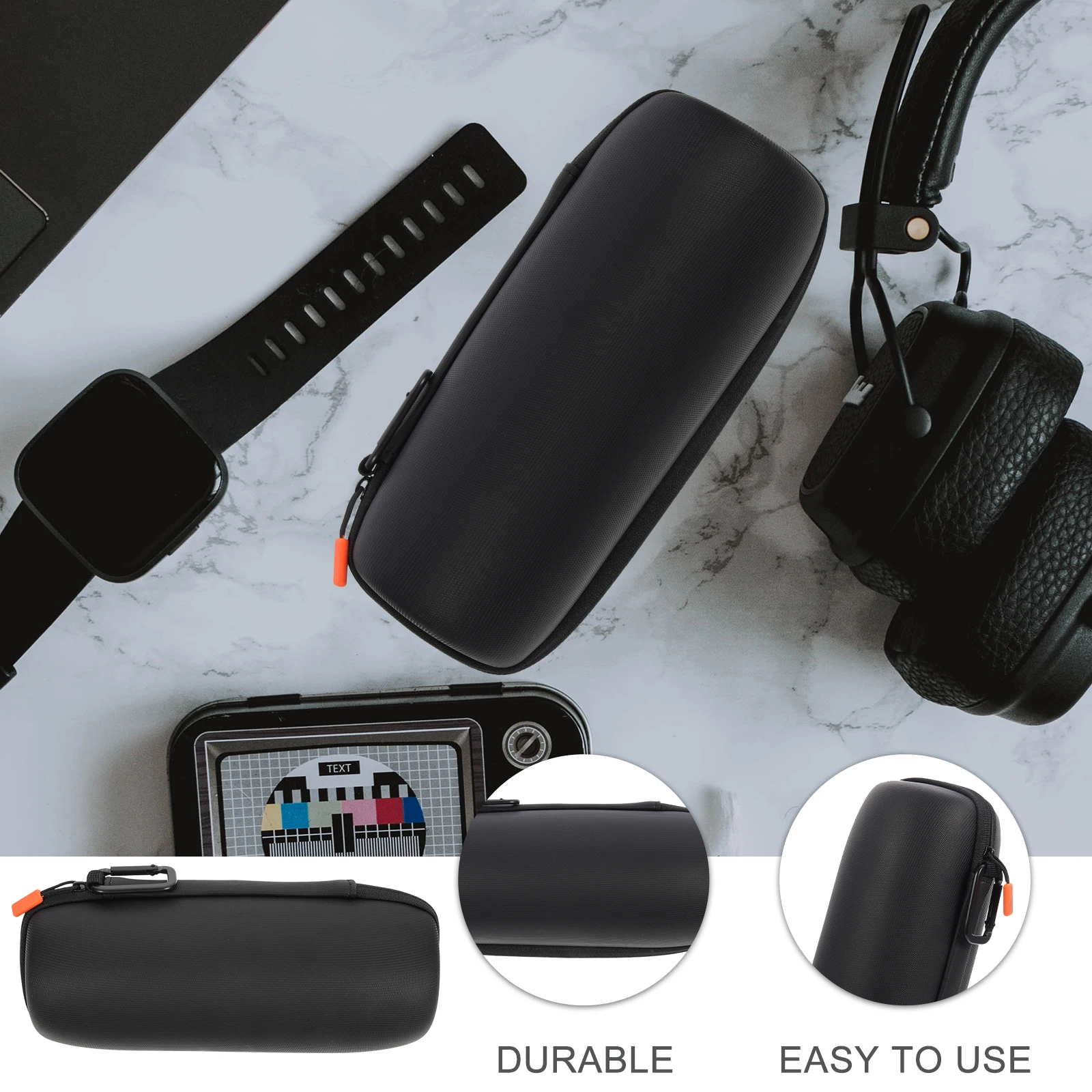 

Premium Durable Eva PU Mic Storage Bag Shockproof Microphone Case Zipper Protection Mic Case Microphone Carrier