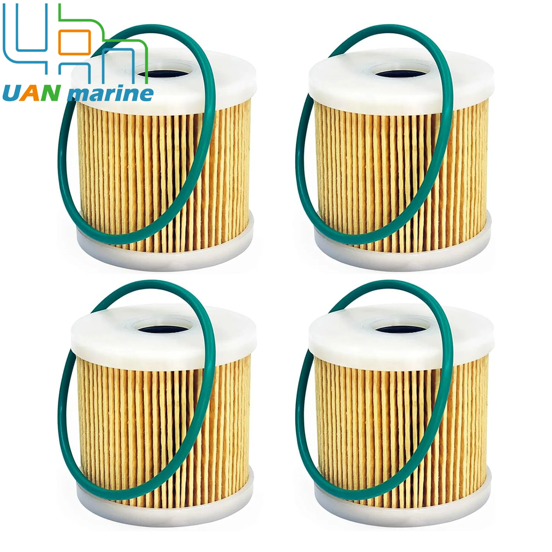 4 Pcs 90794-46911 Fuel Filter Compatible with Yamaha Honda Marine Outboard Engines Replacement Models 90794-46871 90794-46913