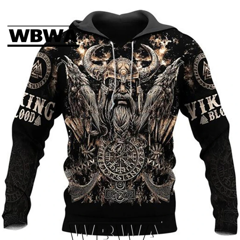 Men's Autumn Hoodie   Print 3D Sweatshirts Urban Trend Rock Hip Hop Hooded Unisex Clothes Pullover Jacket XXS-4XL