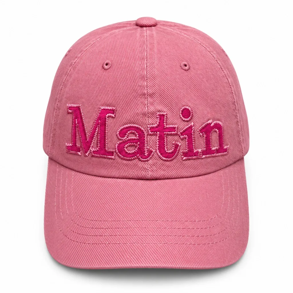 MATIN KIM Vintage Washed Cotton Baseball Cap Unisex Embroidered Dad Hat Adjustable Outdoor Casual Streetwear UV Sun Hat 2026 New