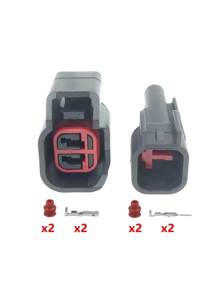 Prise de capteur ABS pour voiture, 2 broches, EV1 à EV6, connecteur d'injecteur de carburant de climatisation, prise de rénovation au méthanol pour Ford