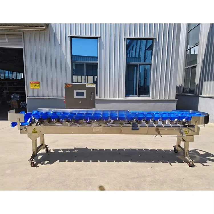 Whole Chicken Grading Machine Poultry Weight Grading Equipment Weight-Based Sorting for Food Processing