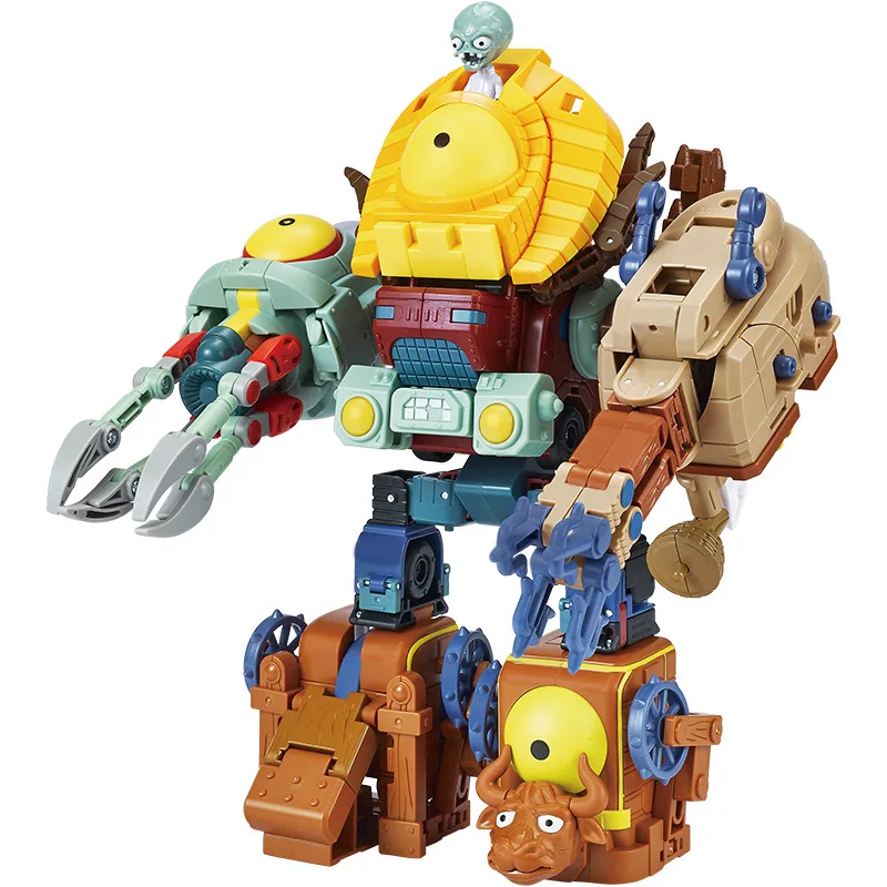 Plants vs. Zombies Metamorphosis Robot Assembly Anime Toys Robot Giant Set Alloy Edition Children\'s Toy Birthday Gift