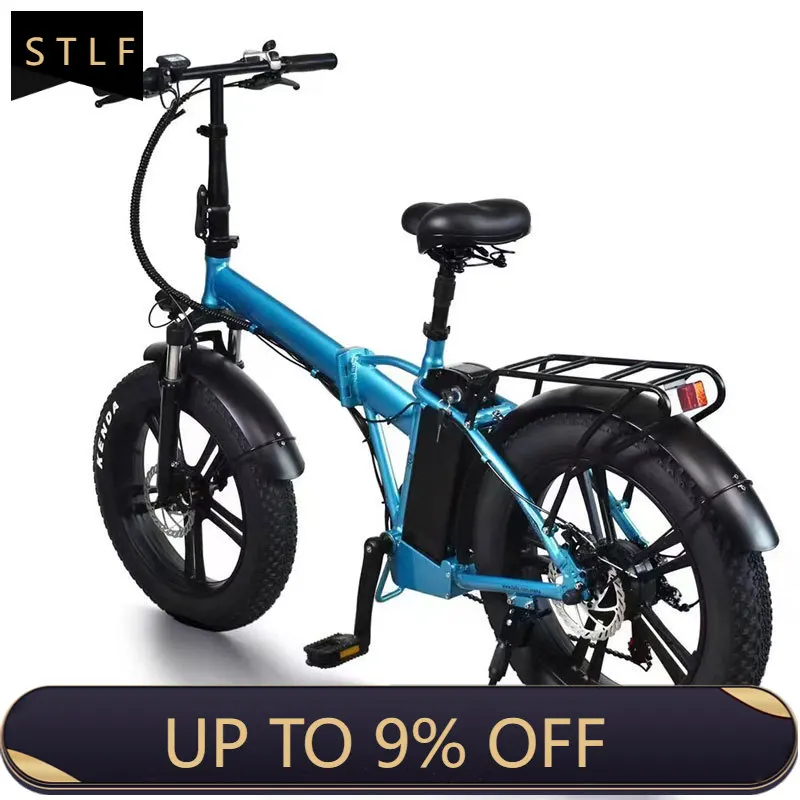 

Электрический спортивный горный велосипед с двумя бесщеточными двигателями 48В, 20-дюймовыми широкими шинами и литиевой батареей – Хит продаж