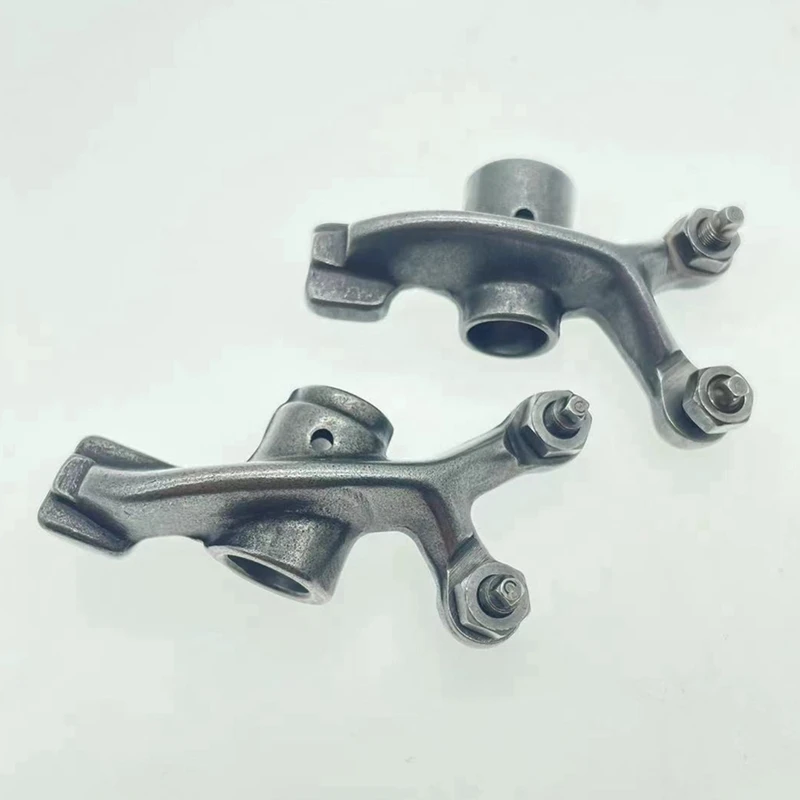 2 PCS Motorcycle Rocker Arm Assembly Assy Silver Iron For DAELIM VF125 VF 125 125Cc