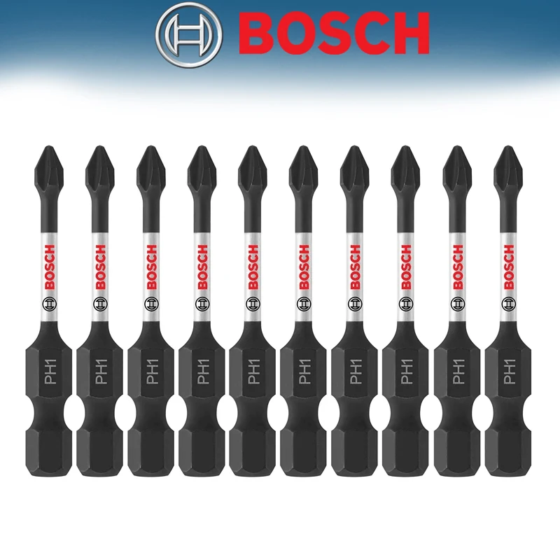 

BOSCH #1 Impact Tough Screwdriving Bit PH1 50mm Electric Drill Bits Strong Impact Drivers Precision Engineered Tips Tools Part