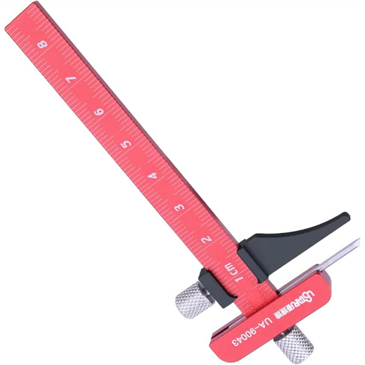 SSR  -90043 Aluminum Alloy Carving Metal Ruler Assembly Model Building Tools Hobby Making DIY