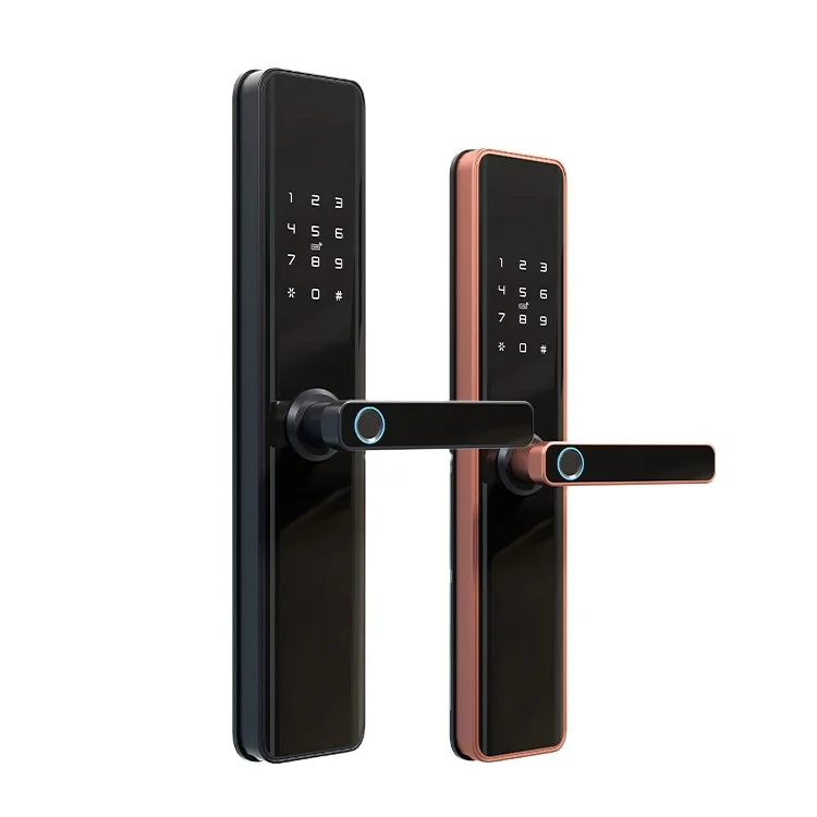 Eseye Waterproof Smart Door Lock Wifi TTlock App Remote Control With Fingerprint Password Card Key Unlock Wifi Smart Lock