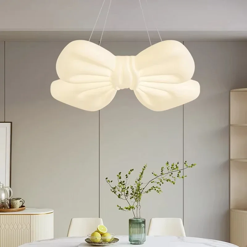 

Modern Creative Butterfly Knot Bedroom Led Ceiling Chandelier Children's Room Lamp Home Decorate Living Room Dining Lamp Fixture