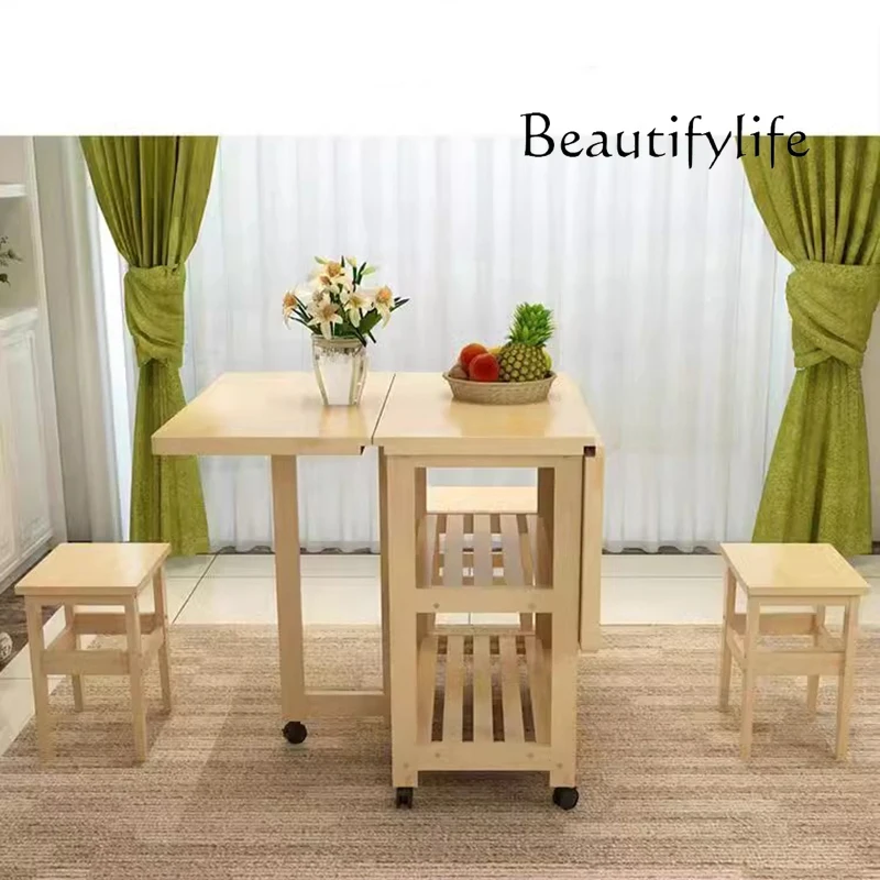 

Living Room Dining Table Set Vintage Nordic Style Portable Folding Tables Modern Simple Mesas Pegables Portatil Home Furniture