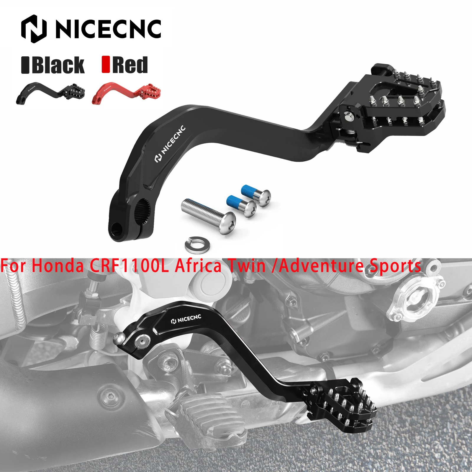 

For Honda Africa Twin CRF1100L /Adventure Sports Adjustable Rear Brake Pedal Lever CRF1100L Africa Twin CRF1000L Africa Twin/Adv