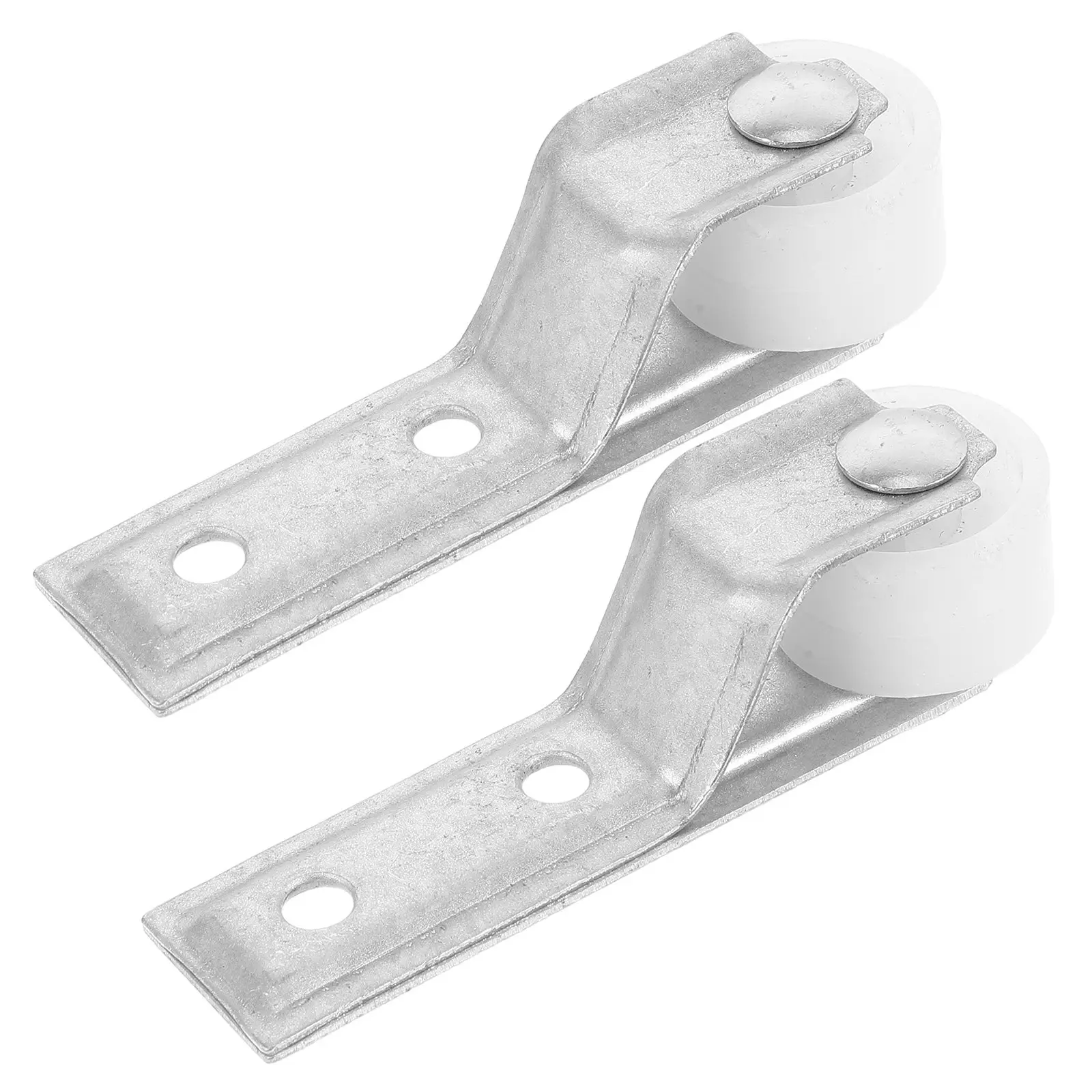 

Комплект из 2 роликов для направляющих дверей: прочные, бесшумные, с плавным ходом, простая установка для дома и коммерческого использования