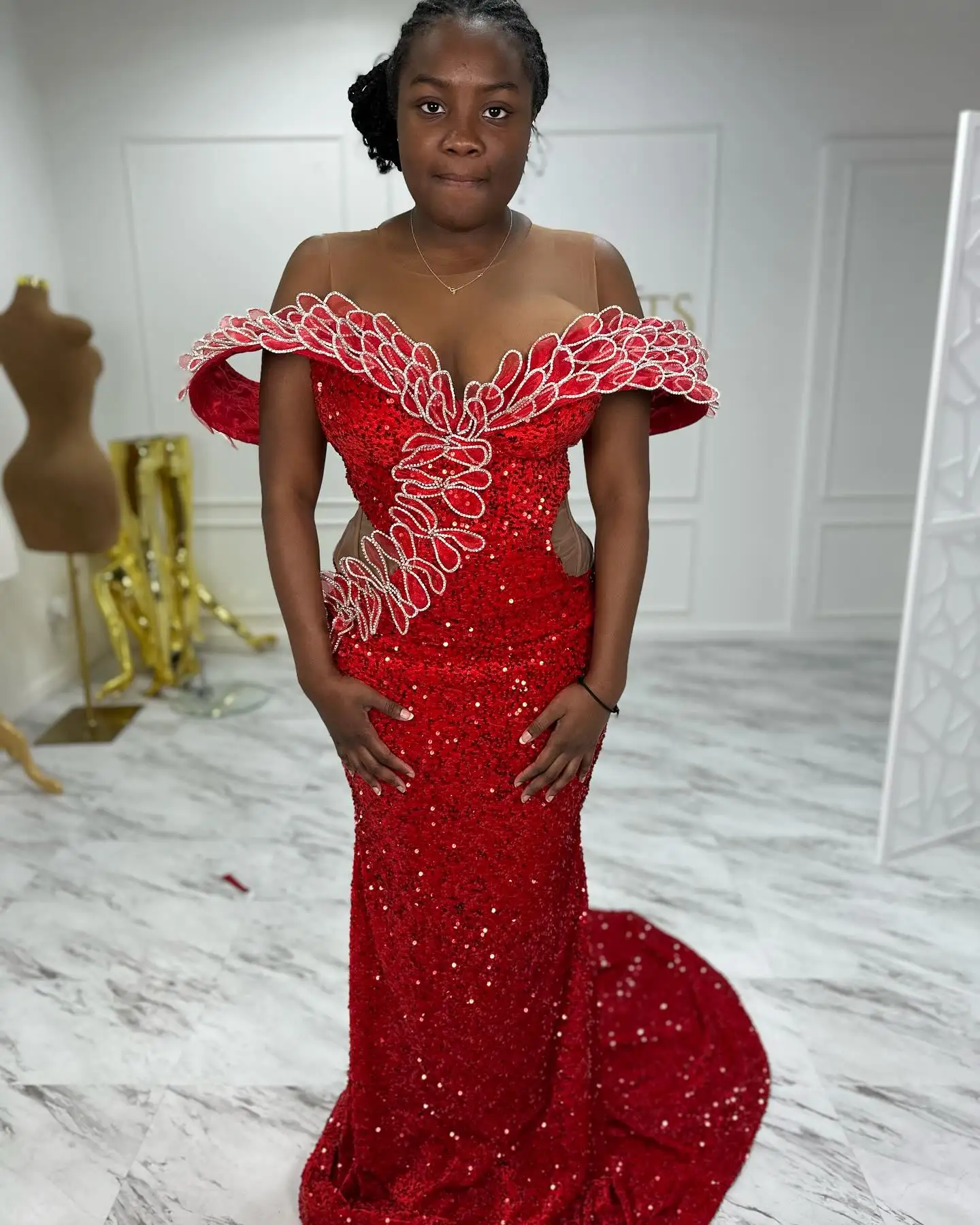 Shiny Sequins Rhine…